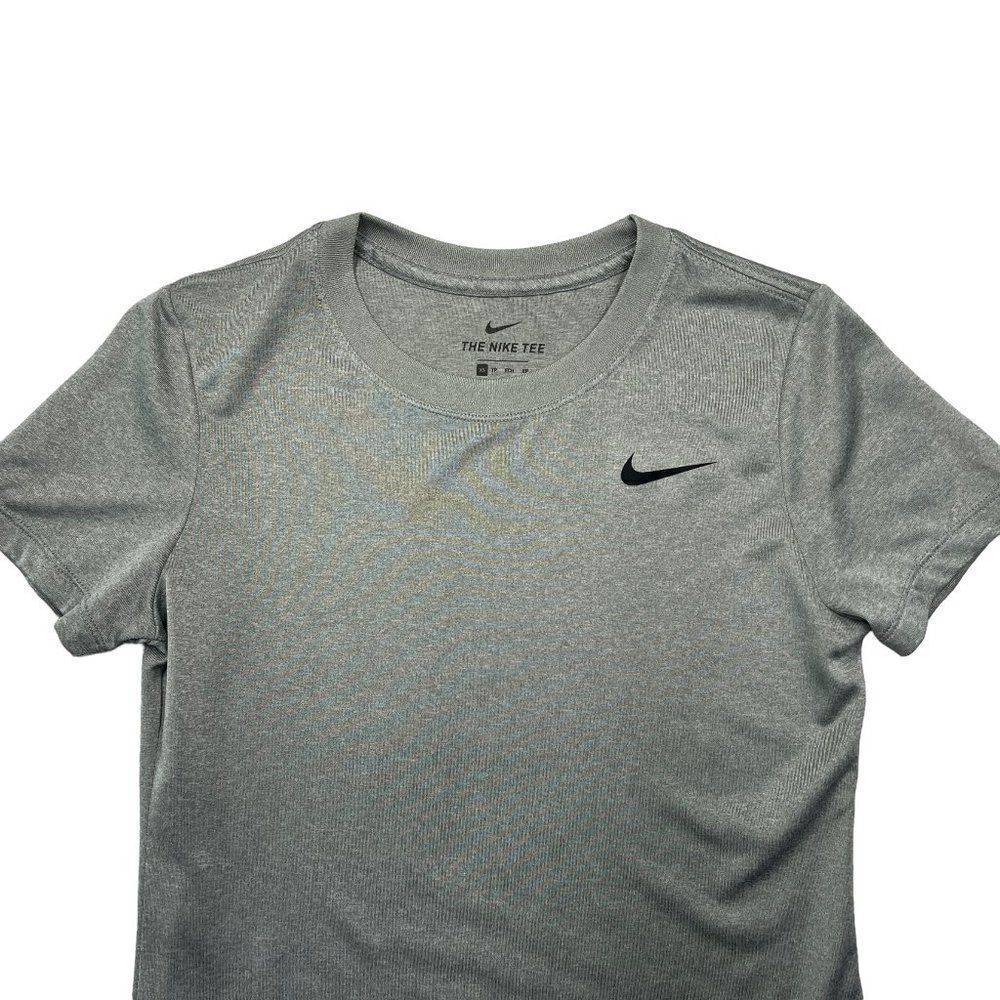 Nike Dri-Fit‎ Tee Women's Size XS Grey Athletic Running Training Legend T-Shirt - Picture 3 of 10